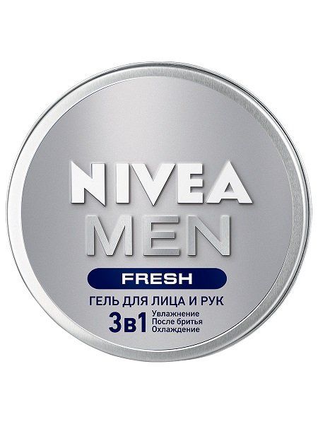 фото упаковки Nivea Men Гель для лица и рук 3в1 Fresh