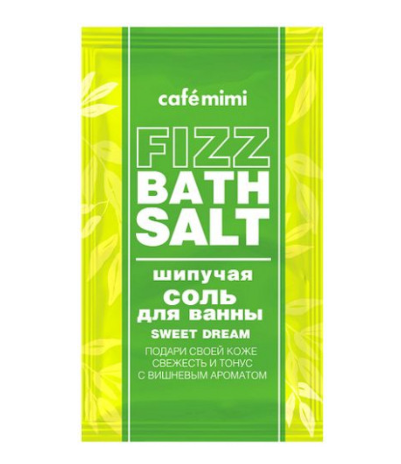 фото упаковки Cafe mimi sweet dream соль шипучая для ванны