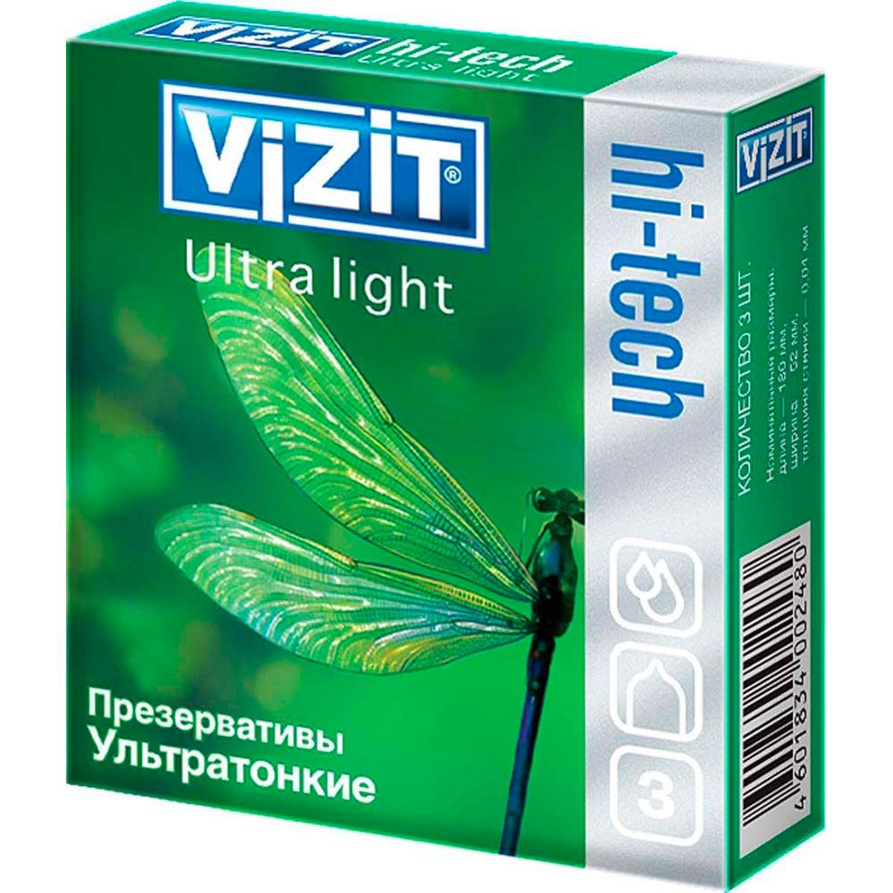 фото упаковки Презервативы Vizit Hi-Tech Ultra light