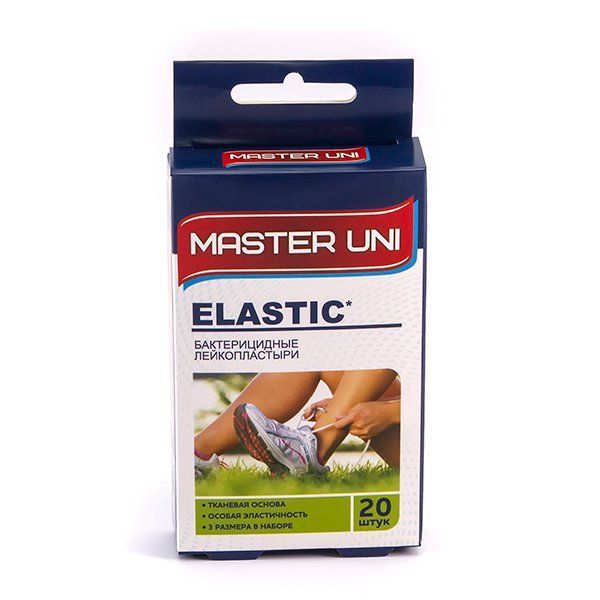 фото упаковки Master Uni Elastic Лейкопластырь бактерицидный