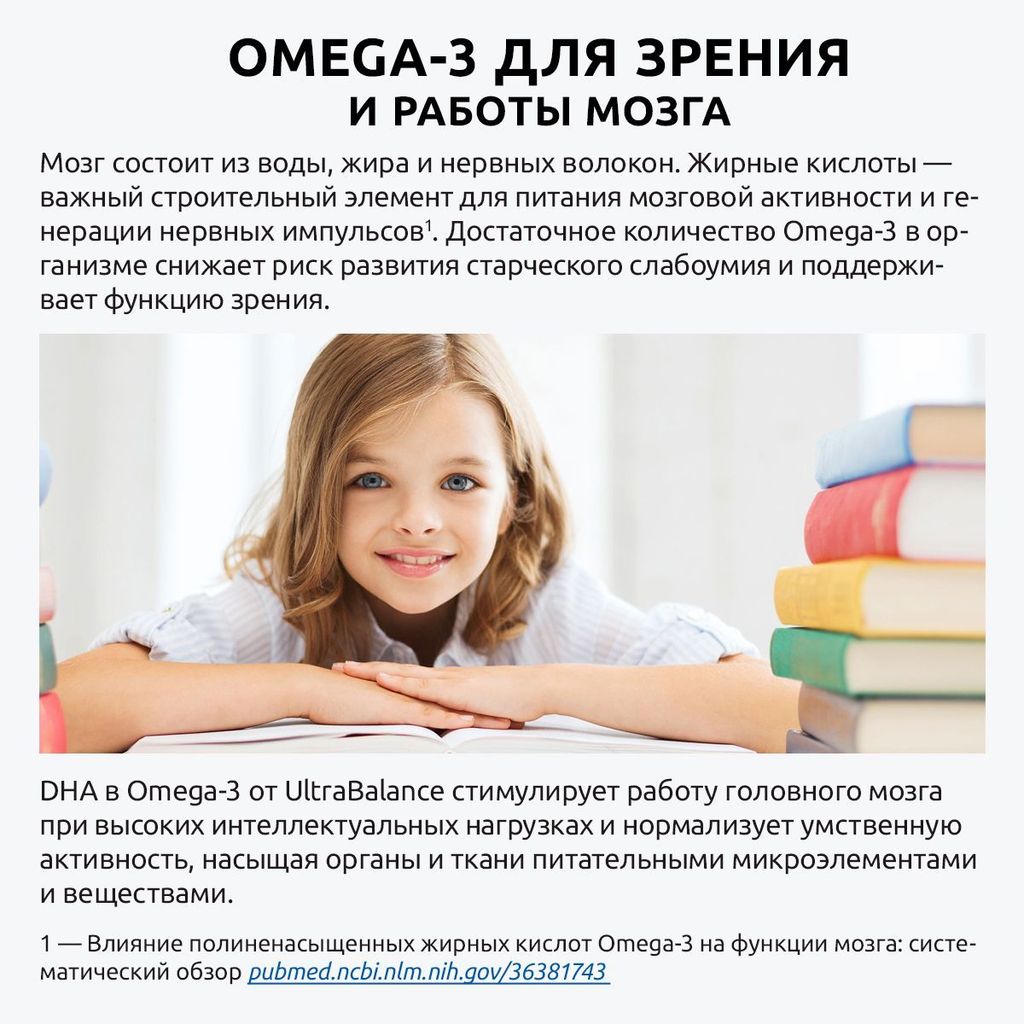 Ultrabalance Омега-3 Mini Premium, 790 мг, капсулы желатиновые мягкие, жирные кислоты высокой концентрации, 180 шт.