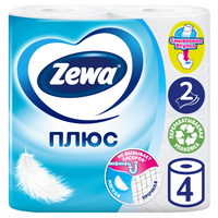 фото упаковки Zewa plus Туалетная бумага двухслойная