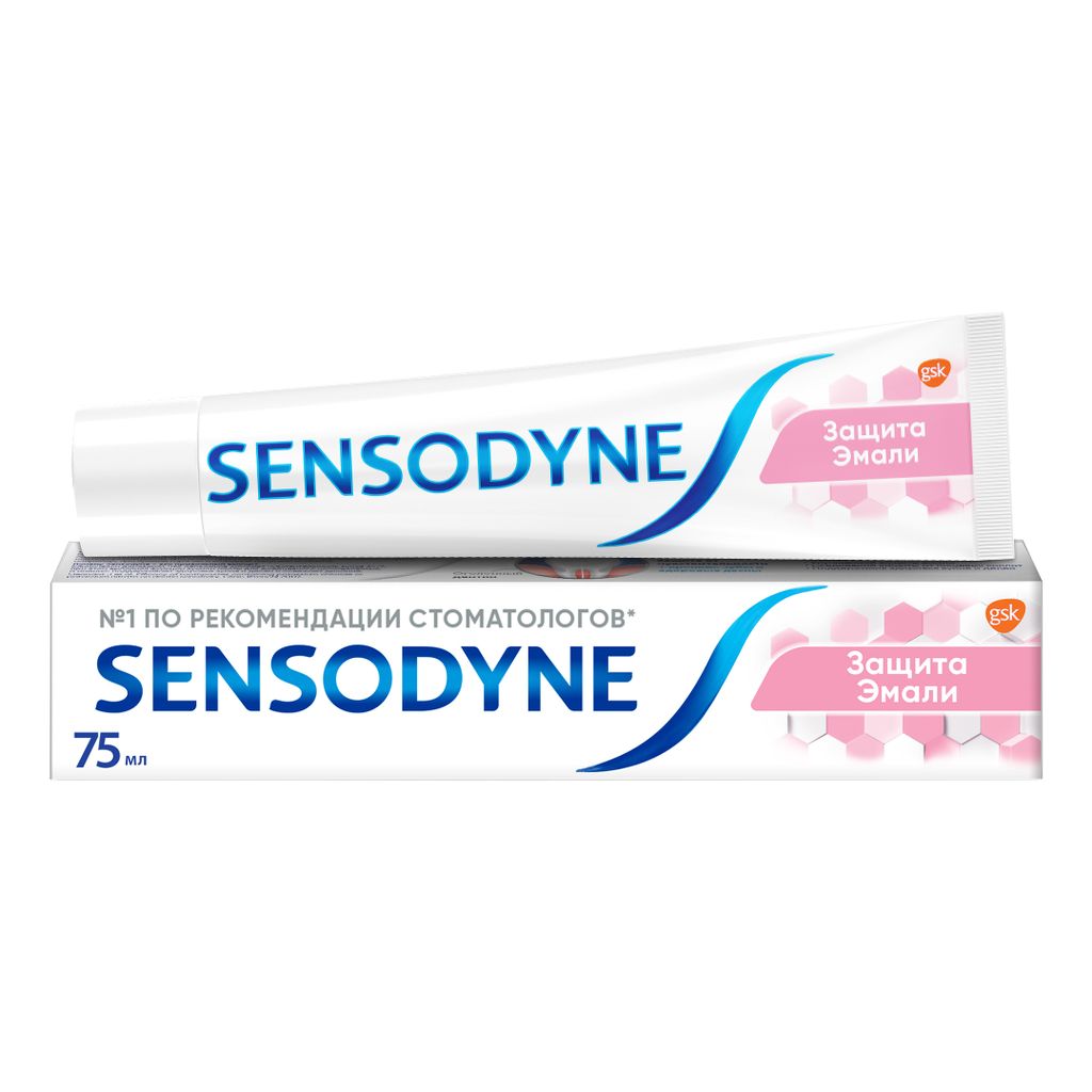 фото упаковки Зубная паста Sensodyne Защита эмали