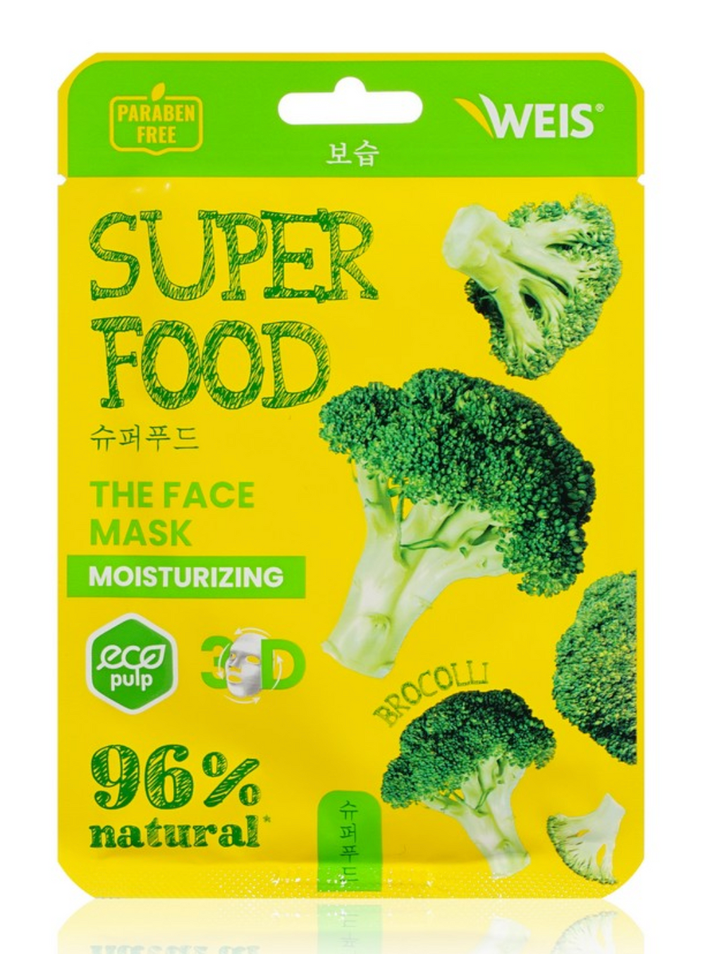 фото упаковки Weis Маска для лица тканевая Super Food Moisturizing Энергия и сияние