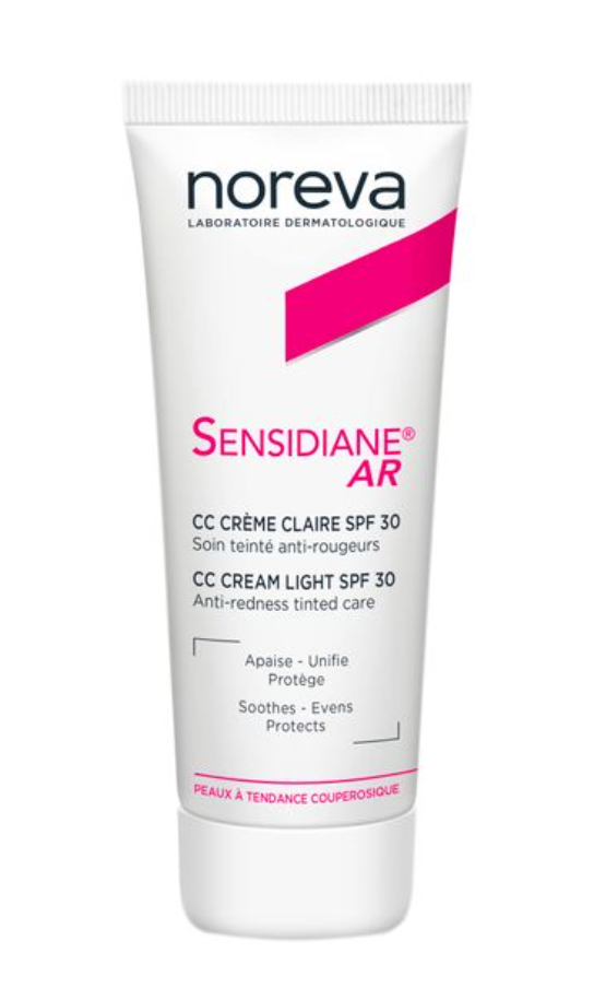 Noreva Sensidiane AR СС-крем светлый тон, spf 30, крем, для чувствительной и склонной к покраснению кожи, 40 мл, 1 шт.