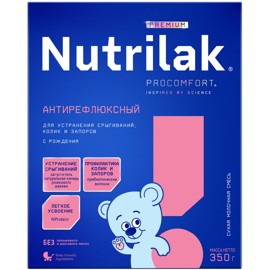 фото упаковки Nutrilak Premium смесь молочная Антирефлюкс