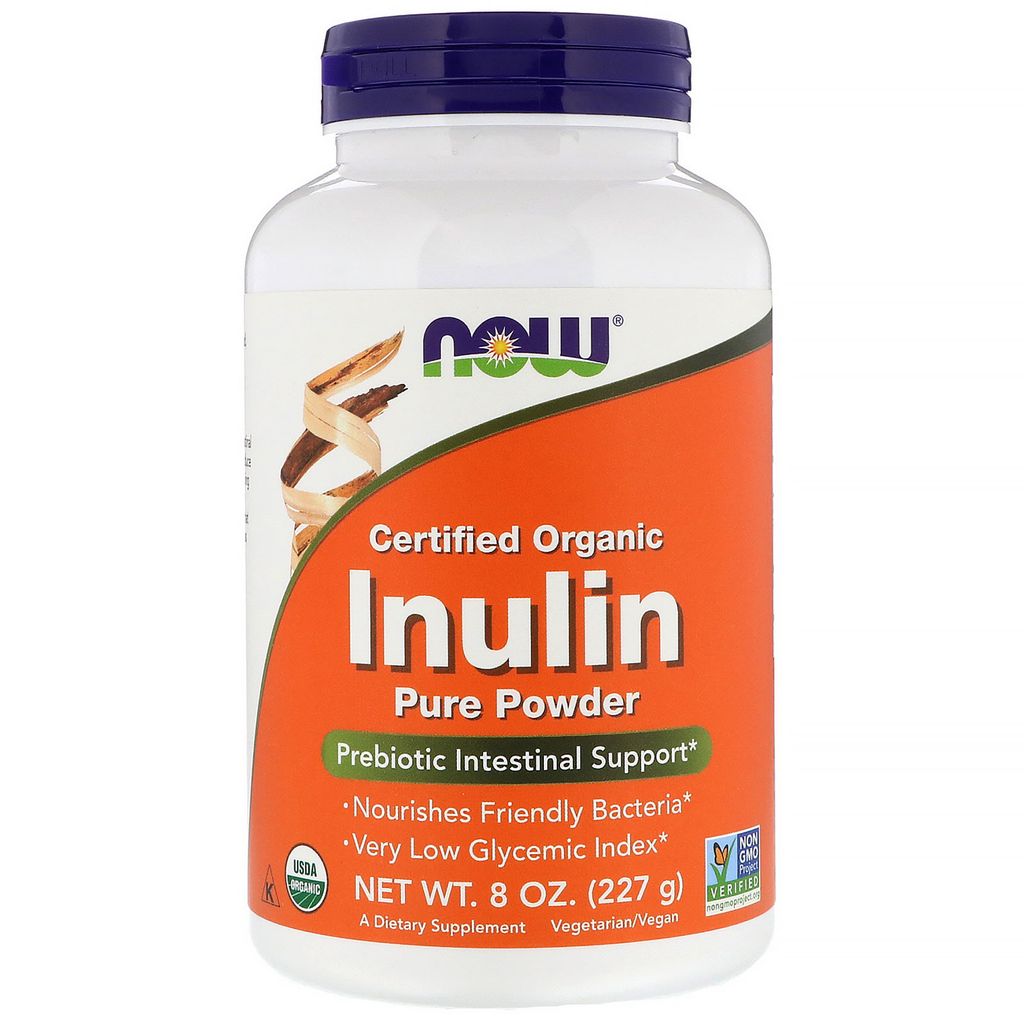 фото упаковки NOW Inulin Инулин