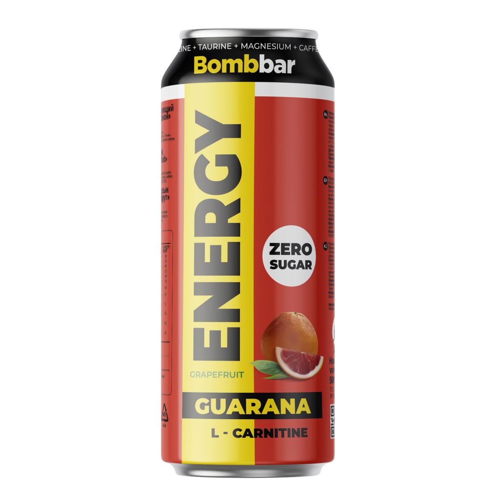 фото упаковки Bombbar Energy L-карнитин с Гуараной