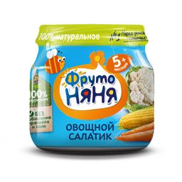 Фрутоняня Пюре овощной салатик