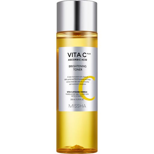 Missha Тонер для сияния кожи с витамином С Vita C Plus, тоник для лица, 200 мл, 1 шт.
