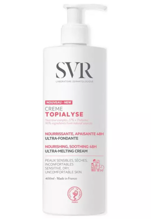 SVR Topialyse Крем питательный для кожи с тенденцией к атопии, 0+, крем, для сухой раздраженной кожи, 400 мл, 1 шт.