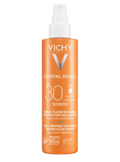 Vichy Capital Soleil Спрей для тела Cell Protect, spf 30, спрей, 200 мл, 1 шт.