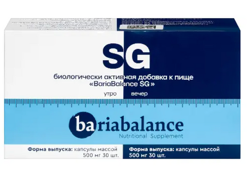 Bariabalance sg утро + Bariabalance sg вечер, капсулы, 60 шт.
