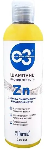 Очищение и здоровье шампунь против перхоти, с цинка пиритионом, 250 мл, 1 шт.