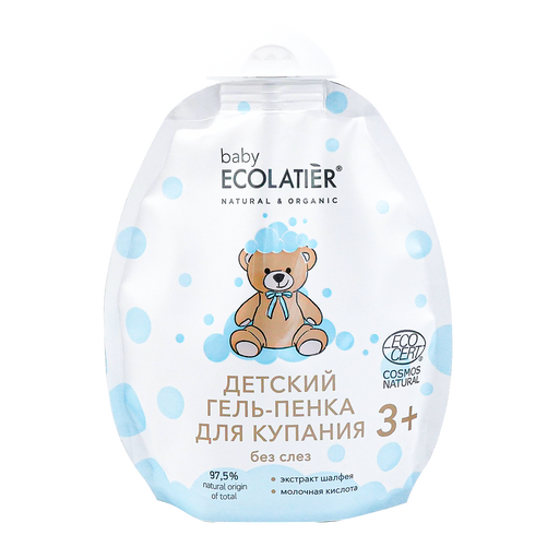 Ecolatier baby Гель-пенка для купания детский, 3+ лет, 250 мл, 1 шт.