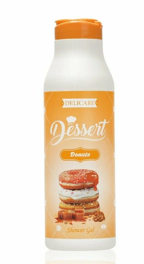 Delicare Dessert Гель для душа, гель для душа, Карамельный пончик, 400 мл, 1 шт.