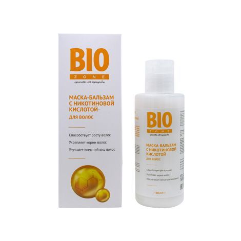 Biozone Маска-бальзам для роста волос Никотиновая, маска-бальзам, 150 мл, 1 шт.