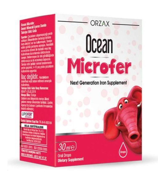 Ocean Orzax Микрофер, капли для приема внутрь, 30 мл, 1 шт.
