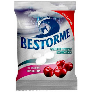 Bestorme витамин С, пастилки, со вкусом вишни без сахара, 20 г, 1 шт.