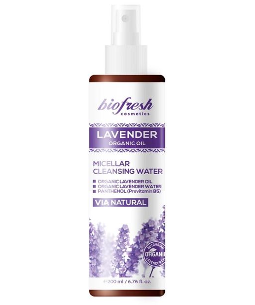 Biofresh lavender organic oil Мицеллярная вода, очищающая, 200 мл, 1 шт.