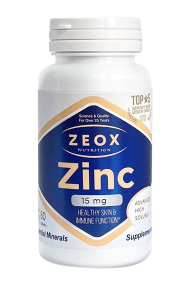 Zeox Nutrition Цинк, 15 мг, таблетки, 60 шт.