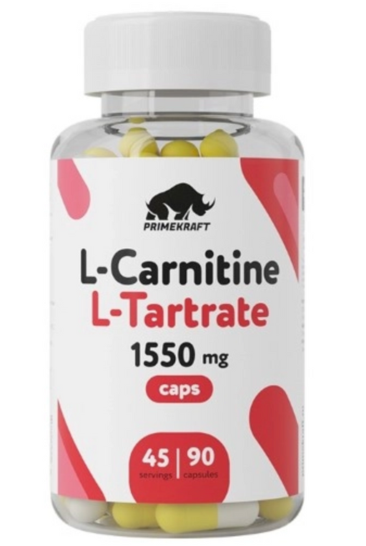Prime kraft l-carnitine l-tartrate caps, капсулы, 90 шт.